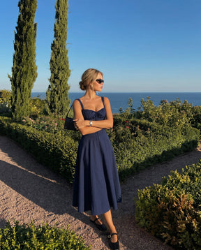Amélie Corset Midi Dress