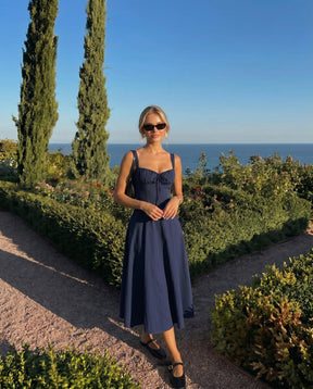 Amélie Corset Midi Dress