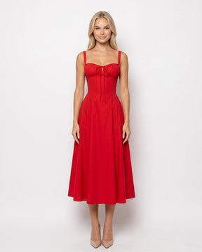 Amélie Corset Midi Dress