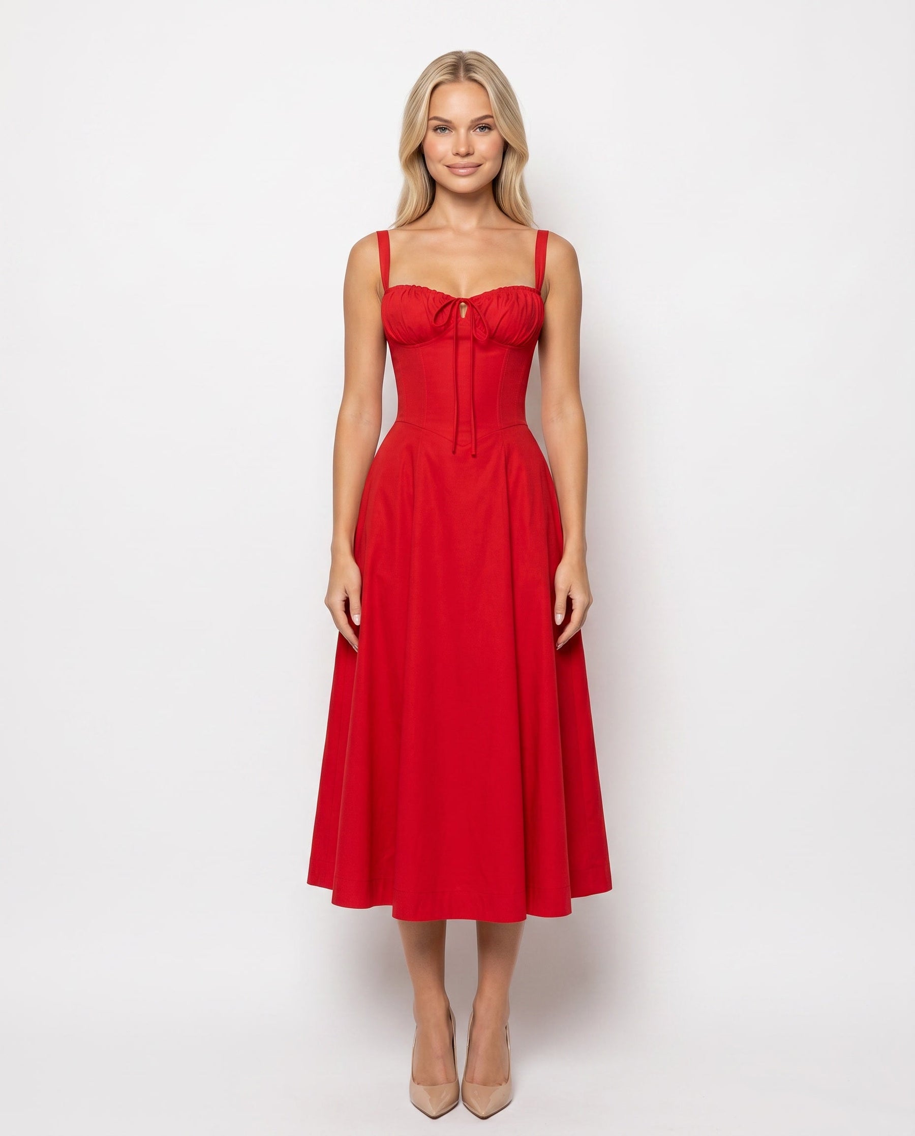 Amélie Korsett-Midikleid
