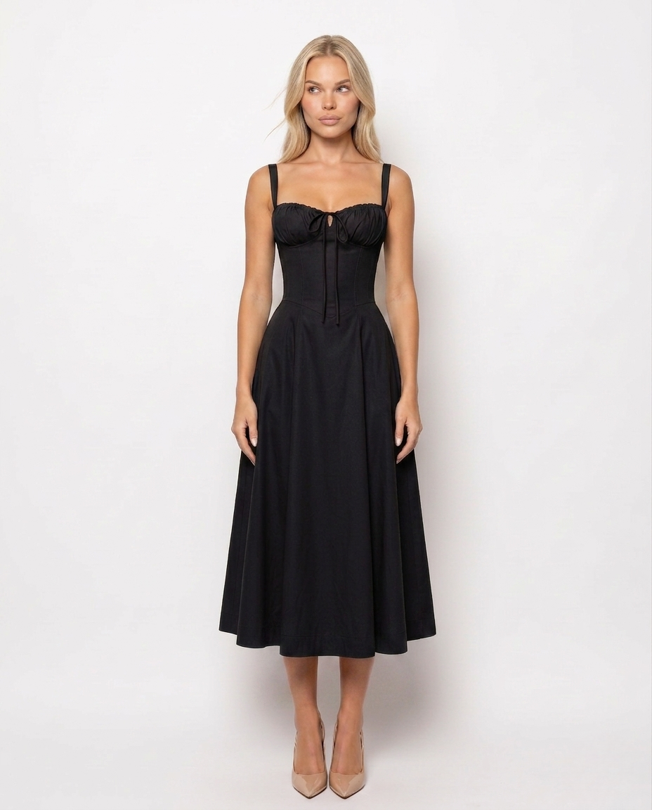 Amélie Corset Midi Dress