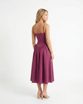 Sienna Sculpt Midi-Kleid