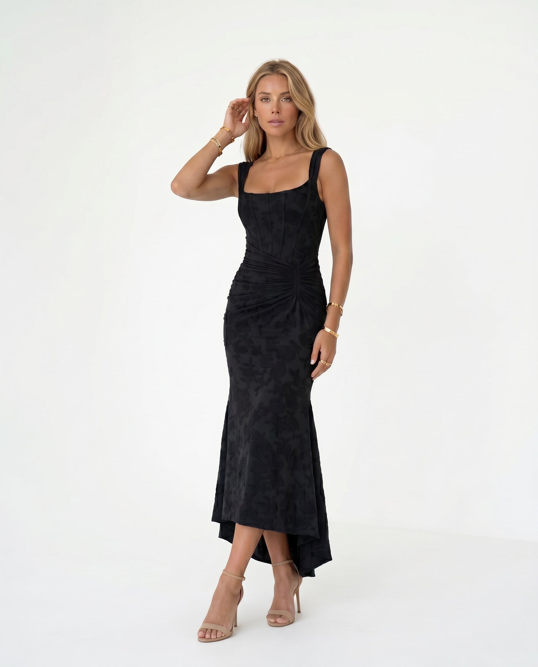 Belle Fleur Midi Dress
