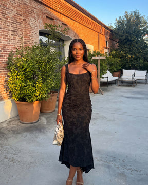 Belle Fleur Midi Dress