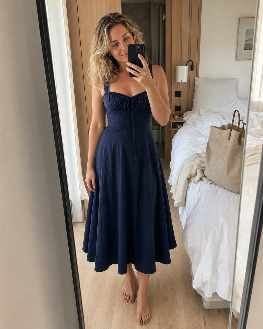 Amélie Corset Midi Dress getragen, Look 5 von 5