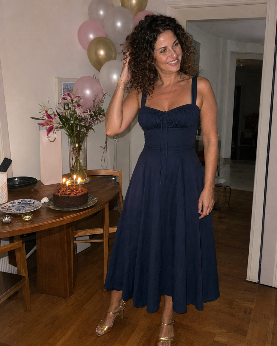Amélie Corset Midi Dress getragen, Look 3 von 5