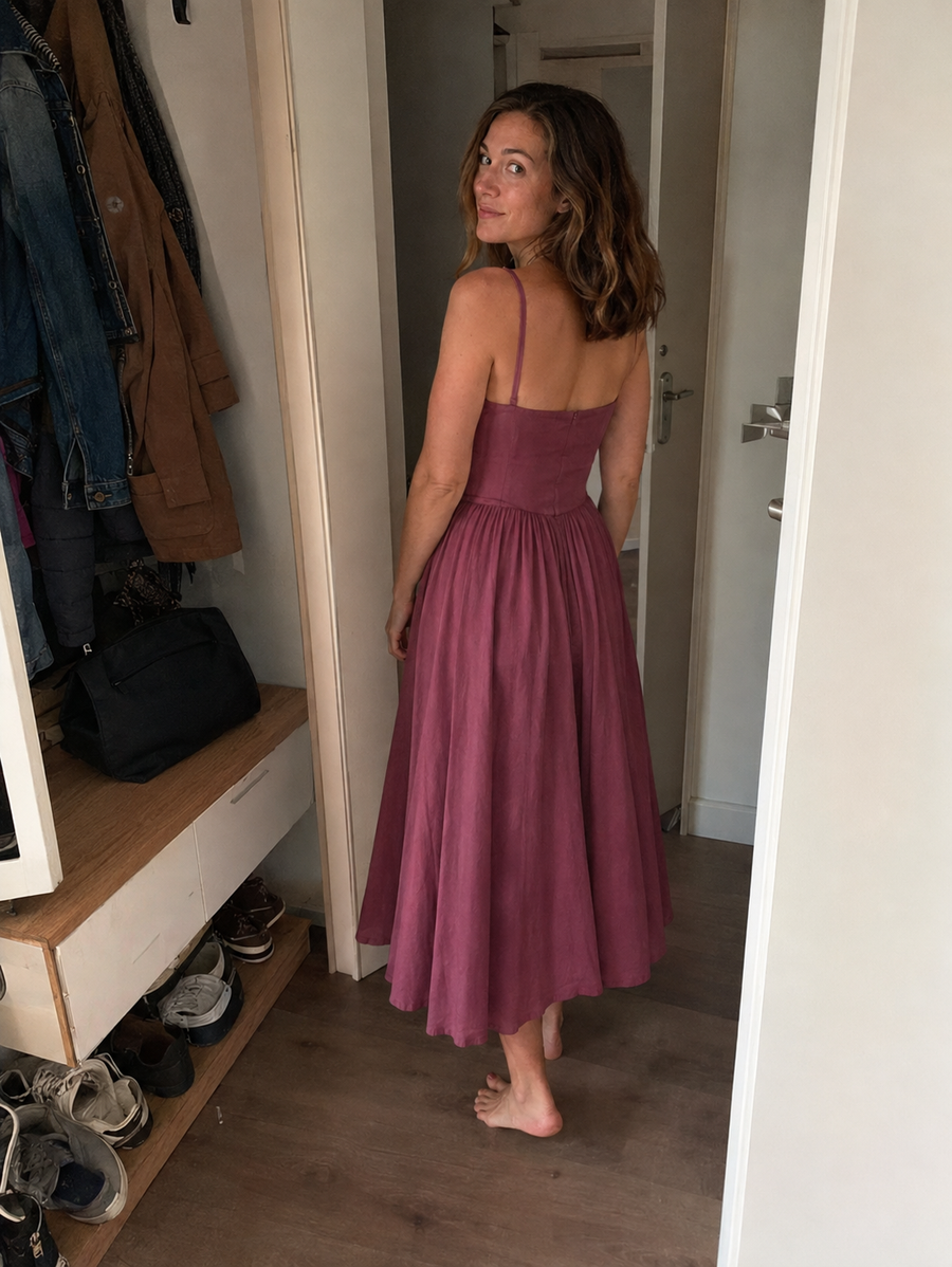Sienna Sculpt Midi Dress getragen, Look 2 von 7